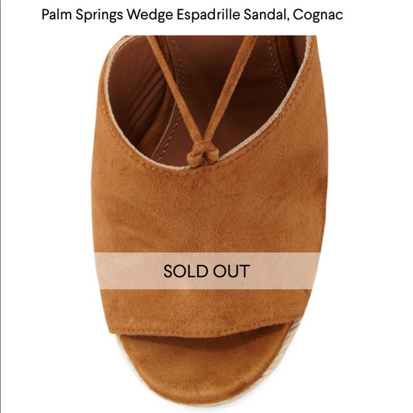 AQUAZZURA
Palm Springs Wedge Espadrille- Cognac - Picture 2 of 8